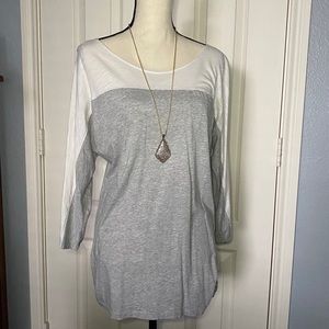 Eddie Bauer two tone casual top